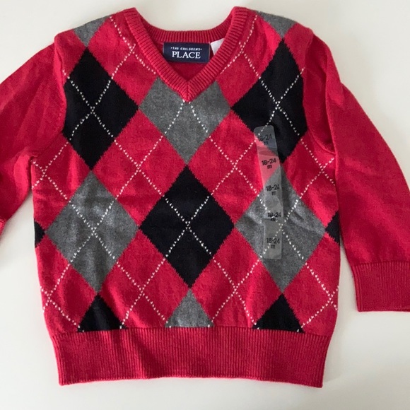 Boys argyle fall/holiday sweaters - Picture 2 of 6